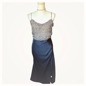 J.Crew Leopard Print Camisole Tank Top 100% Cupro NWT Size Small